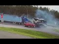 Motorhome pulls out in front of 18 wheeler truck driver deserves an award unbelieveable outcome