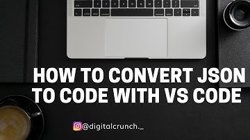How to Convert JSON to Code with VS code 🔥🔥