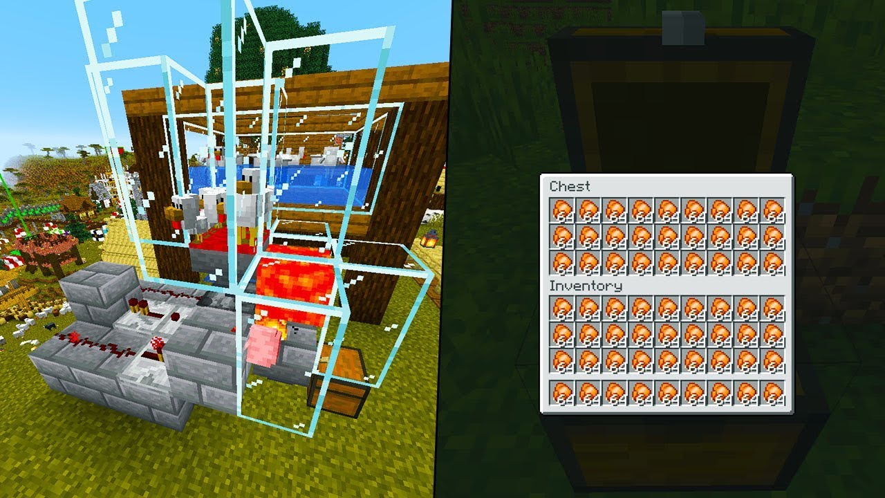 WE HEBBEN ONEINDIG VEEL ETEN IN MINECRAFT!!