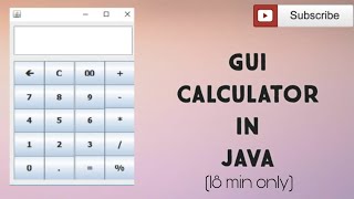 GUI Calculator in JAVA using eclipse ide | Tech Projects