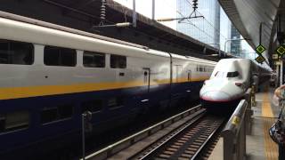 上越新幹線 「Maxとき」　東京駅発車　Max Toki Jōetsu Shinkansen Tokyo Station　(2014.9)