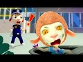 Zombies in the Hatch | Police Officer Defend the City | Kids Run Away | Funny Animation for Children