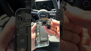Her iPhone camera started showing rainbow colors 😳🌈 #satisfying #asmr #sidehustle #iphonerepair