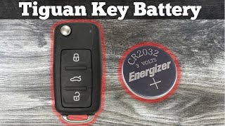 How To Change A 2010  2014 VW Tiguan Remote Fob Key Battery  Remove Replace Volkswagen Batteries