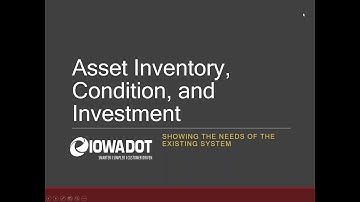 TAM Webinar 26: Asset Inventory, Condition, Target Setting, and Ten Year Projections