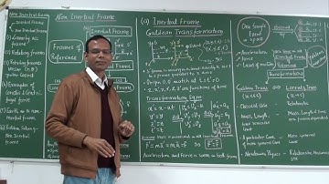 Non Inertial Frame - part1