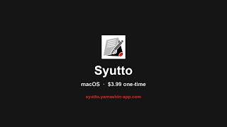 Syutto — a quick note app for Mac that opens over your work screenshot 4