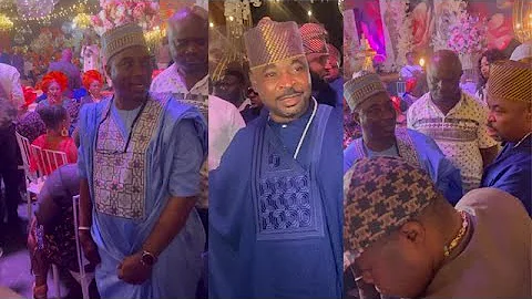 Moment K1 D Ultimate Wasiu Ayinde & Mc Oluomo arrive @ Lagos Birthday Party