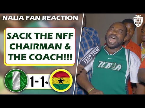 NIGERIA 1-1 * GHANA – ( Stephen NIGERIAN FAN REACTION) – WORLD CUP QUALIFIER 2022 HIGHLIGHTS