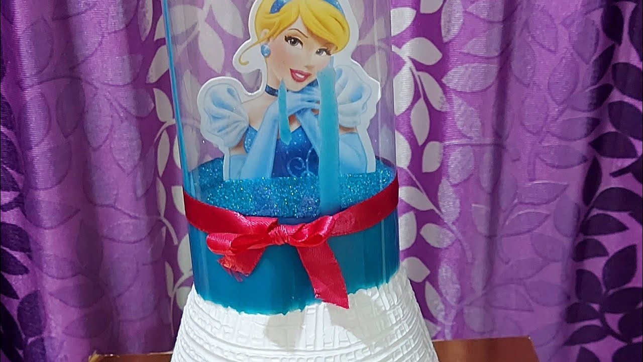 Cinderella Pull up Homemade Cake for Girl's birthday - YouTube