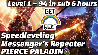 [HC] Grim Dawn Speedleveling - Paladin, pierce Messenger's Repeater - Level 1 to 94 in sub 6 hours screenshot 3