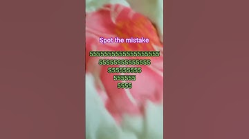 Find the mistake: 5 Seconds to Spot . Try Your Skills! #brainteaser #puzzle #shorts
