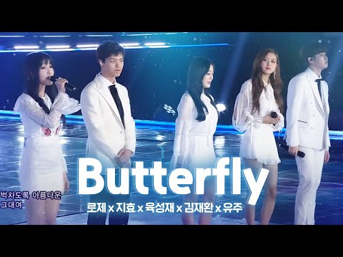 지효(JIHYO) X 로제(ROSÉ) X 육성재(Sung-Jae) X 유주(Yuju) X김재환(Jae-hwan) - Butterfly |2017 SBS 가요대전| SBS ENTER