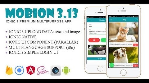 Ionic 3 + Angular 4 + i18n + Firebase + CRUD + Uploading an image from Photo Library or Camera