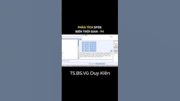 Xử lý biến thời gian với SPSS - P4 | TS.BS.Vũ Duy Kiên #shorts