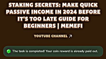 Staking Secrets: Make Quick Passive Income In 2024 Before It