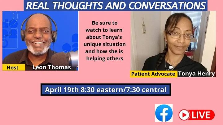 Real Thoughts and Conversations with guest Tonya H...