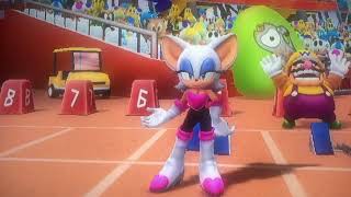 Mario and sonic at the London 2012 Olympic Games-rouge battle #21 (wario)