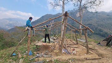 Cùng Bố Con Anh Sáng Sửa Lại Cái Lán Ở Nương | Cói Lalin