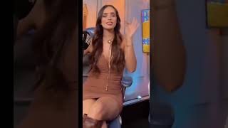 Alana Literas Crosses Her Legs Live
