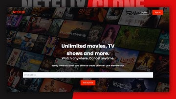 Netflix Responsive Home Page Clone Using Only CSS 🔥