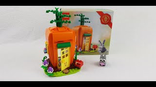 LEGO 40449 Easter Bunny's Carrot House GWP Speed Build and Unboxing