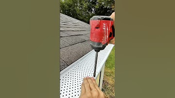 How I install gutter guards (GutterRx) #gutterinstallation #gutters #construction