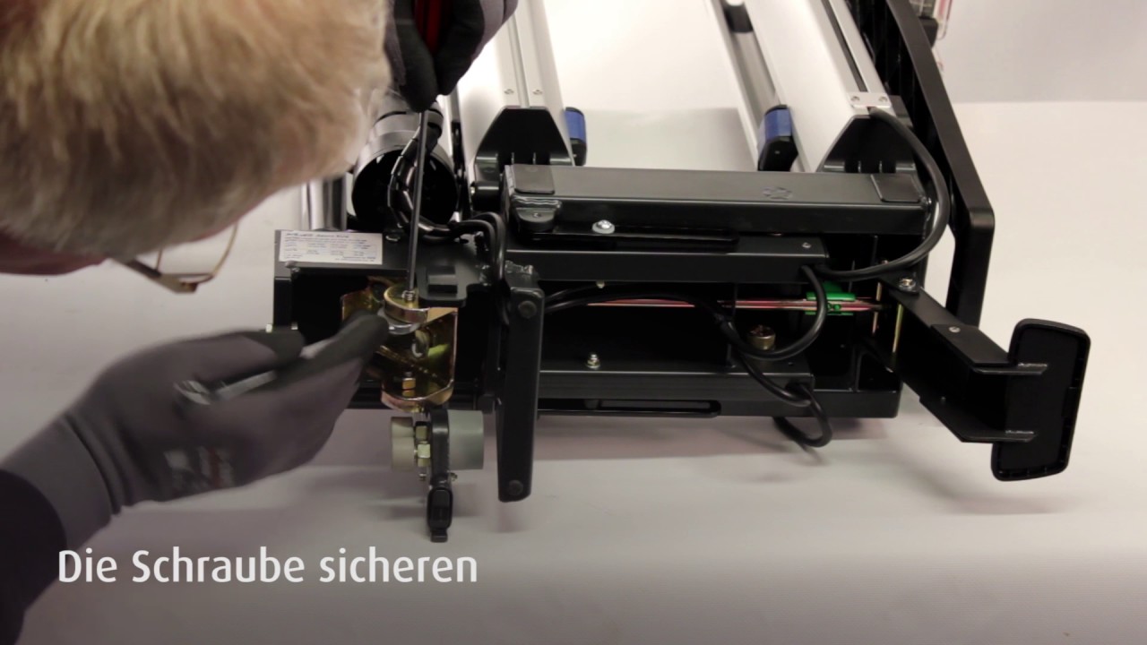 XLC Fahrrad HeckträgerAzura Xtra: Horizontal einstellen