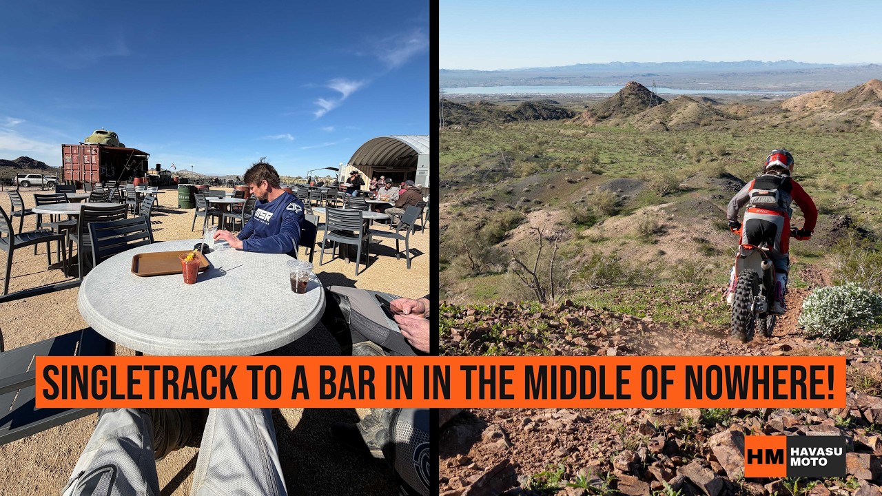 SINGLETRACK to a BAR in the middle of NOWHERE