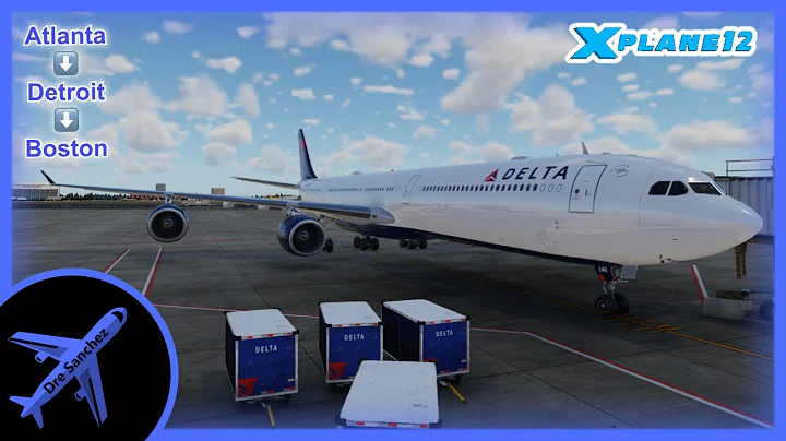 Delta Experimental Charters🔹Toliss A340-600🔹X-Plane 12 🔹VATSIM #xplane12 #airbusa340 #flights