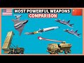 Most Powerful Weapons of USA and China Comparisons|USA Vs China