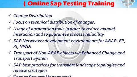 SAP TESTING ONLINE TRAINING