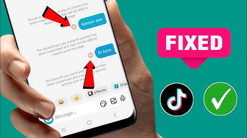 Tiktok Message Not Sending Problem | The account your trying to contact has been suspended |