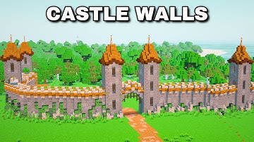 Minecraft: Het PERFECTE kasteelmuurontwerp - Tutorial (hoe te bouwen 1.21)