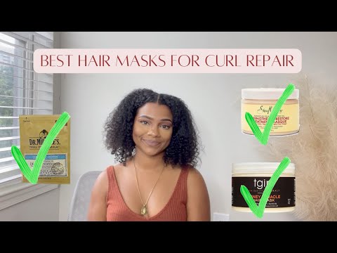 Best Hair Masks for FINE HAIR || CURL REPAIR || DAMAGE REPAIR || Keeping up with Kris