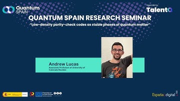 Quantum Spain Seminar: Low-density parity-check codes as stable phases of quantum matter