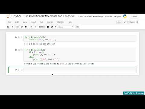 Iteration in Python | Using Conditional Statements with Loops | Python Tutorial for Beginners