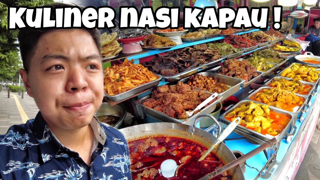 KULINER NASI KAPAU TERENAK & TERMURAH DI KRAMAT RAYA PASAR SENEN 🇲🇨