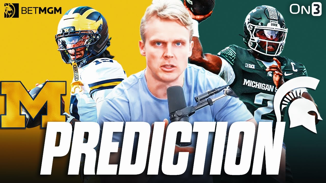 Michigan vs Michigan State PREDICTION - YouTube