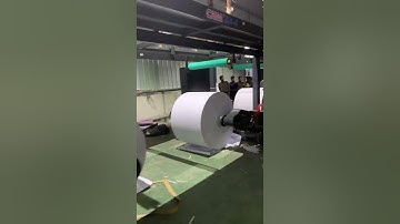 Brand New CHM-A4 Automatic A4 Copy Paper Production Line Installed In Bagnladesh Customer Factory