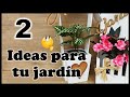 2 INNOVADORAS IDEAS PARA DECORAR TU JARDÍN // Manualidades con madera reciclada //  wood crafts