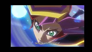 Playmaker activates the skill Neo Storm Access. Yugioh! Vrains