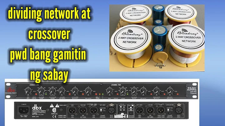 Gagamit Ng dividing network kahit may crossover na‼️puwede ba?