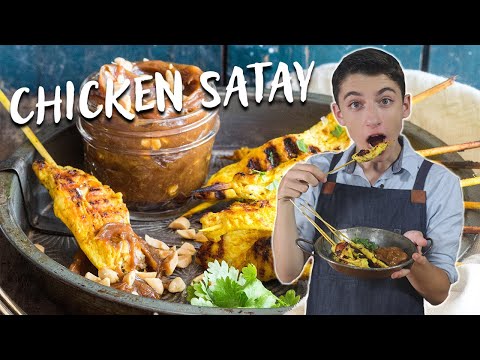 Chicken Satay With Peanut Sauce | Chef Eitan Bernath