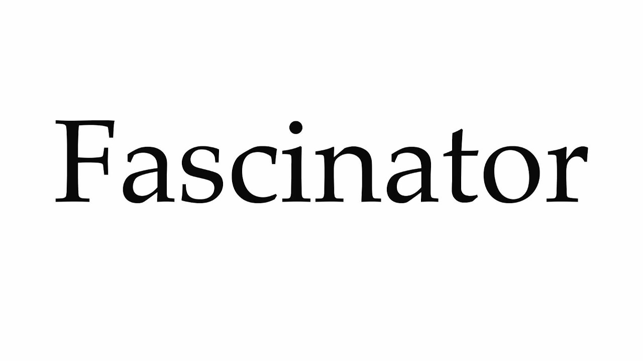 How to Pronounce Fascinator YouTube