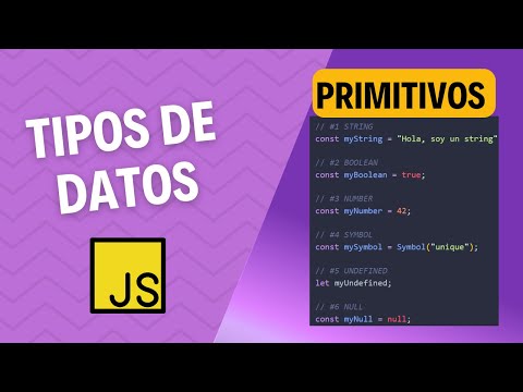 👉TIPOS de datos PRIMITIVOS en JAVASCRIPT👀