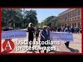 USC custodians protest wages | ATVN Wed. March 30, 2022