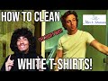 How to clean white tshirts the right way  ft merz b schwanen