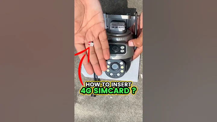 Active Pixel 4G Solar Dual Lens Camera | How to insert simcard ? How to install a 4g sim camera