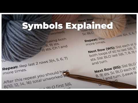 Crochet Pattern Symbols Explained: Read ANY Pattern